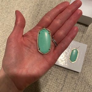 Kendra Scott Danielle Drop Turquoise Earrings